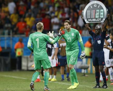 Il momento del cambio. Action Images